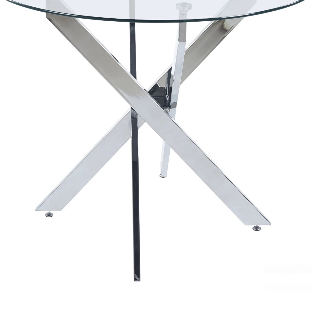 Set da pranzo 5 pezzi: 1 tavolo + 4 sedie