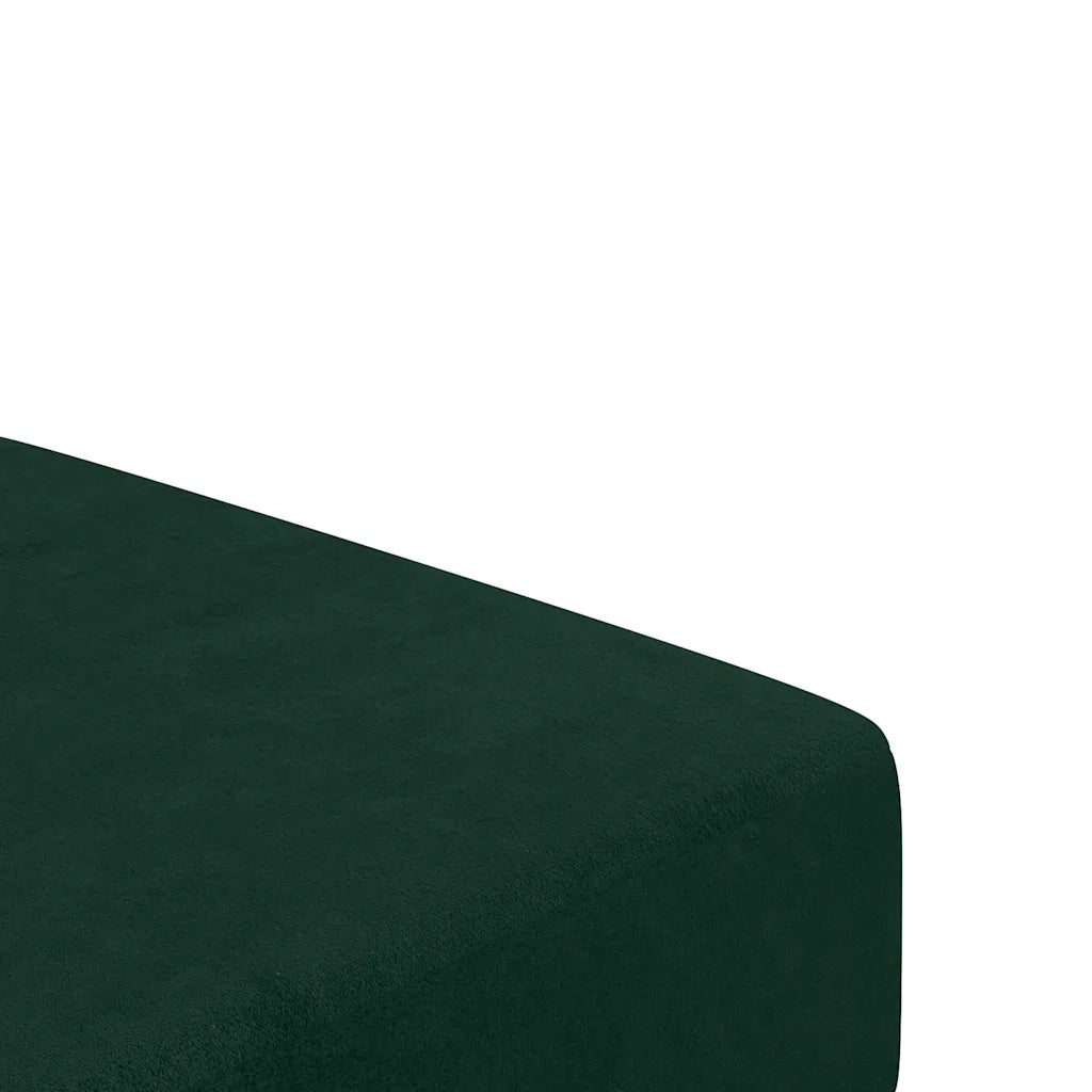 Divano letto | Sof¨¤ letto | Letto singolo a 2 Posti Verde Scuro in Velluto