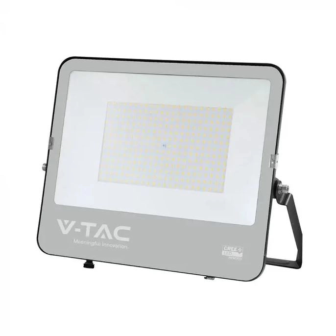 V-TAC PRO Faro LED SMD Chip CREE 200W 135LM/W Slim Cavo 1m Nero 4000K IP65