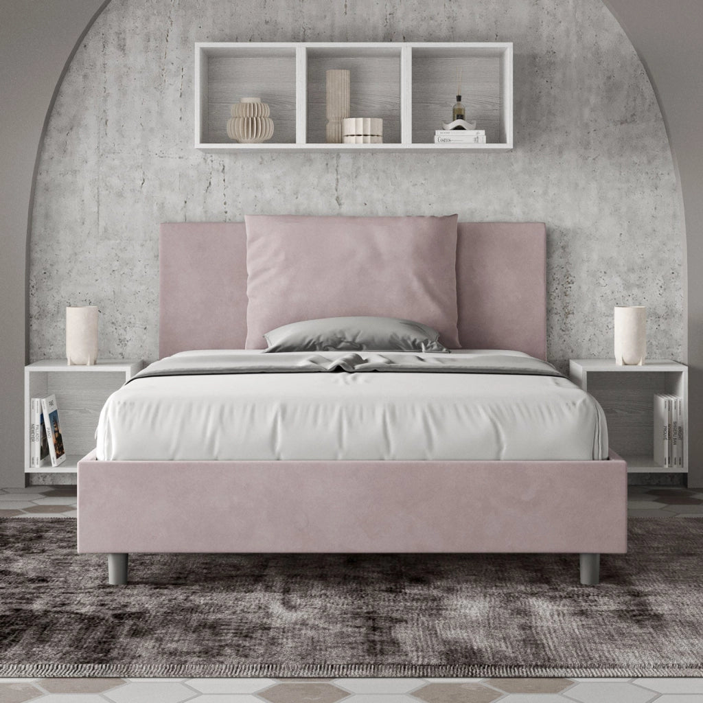 Letto Matrimoniale Francese 150x190 cm con Rete Antea Glicine