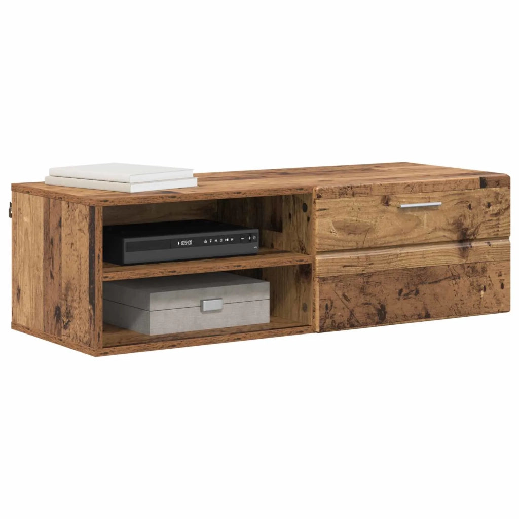 Armadio in Legno con cassetto Legno vecchio 100,5 x 39 x 30 cm CFW1941051