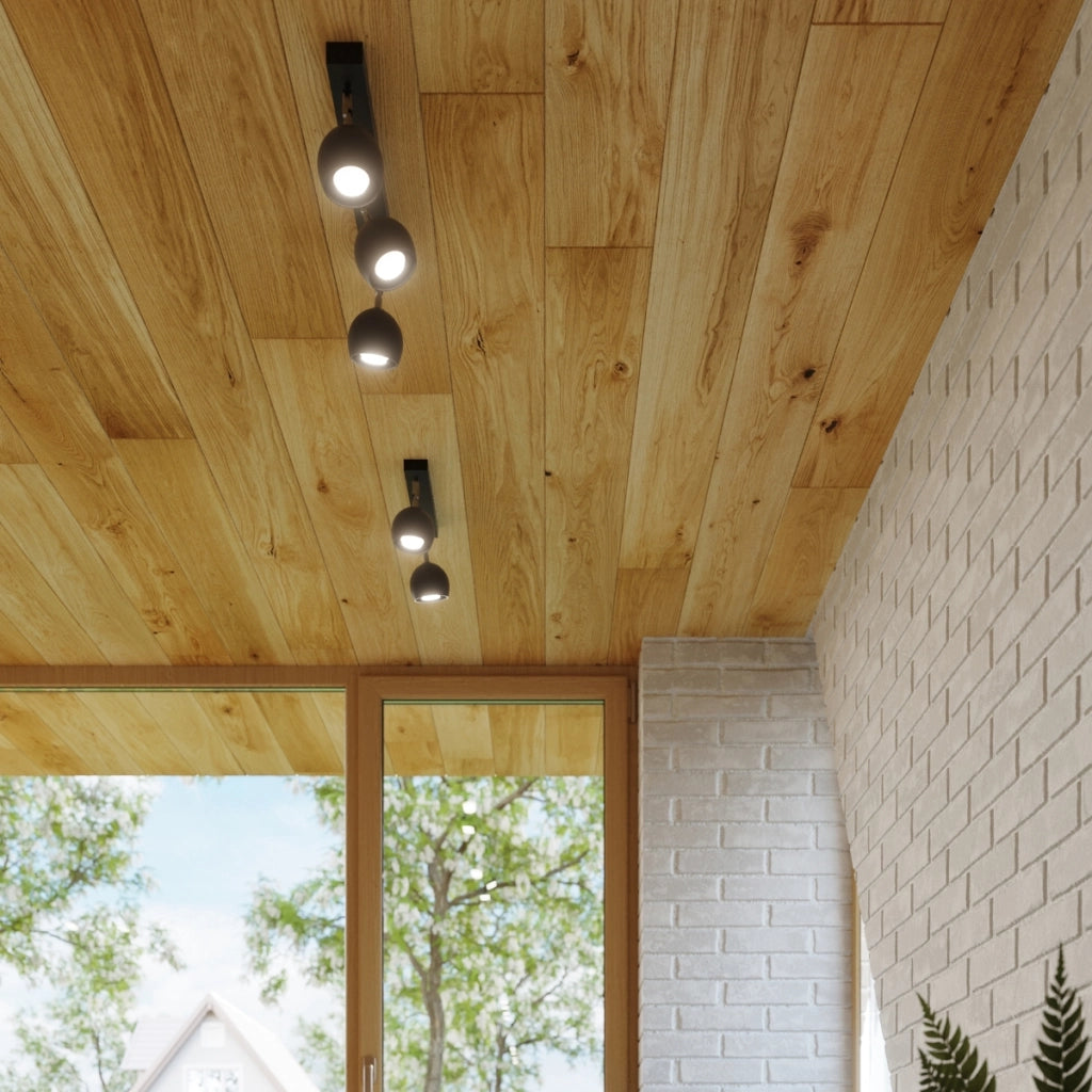 Lampada da soffitto OCULARE 4 nero