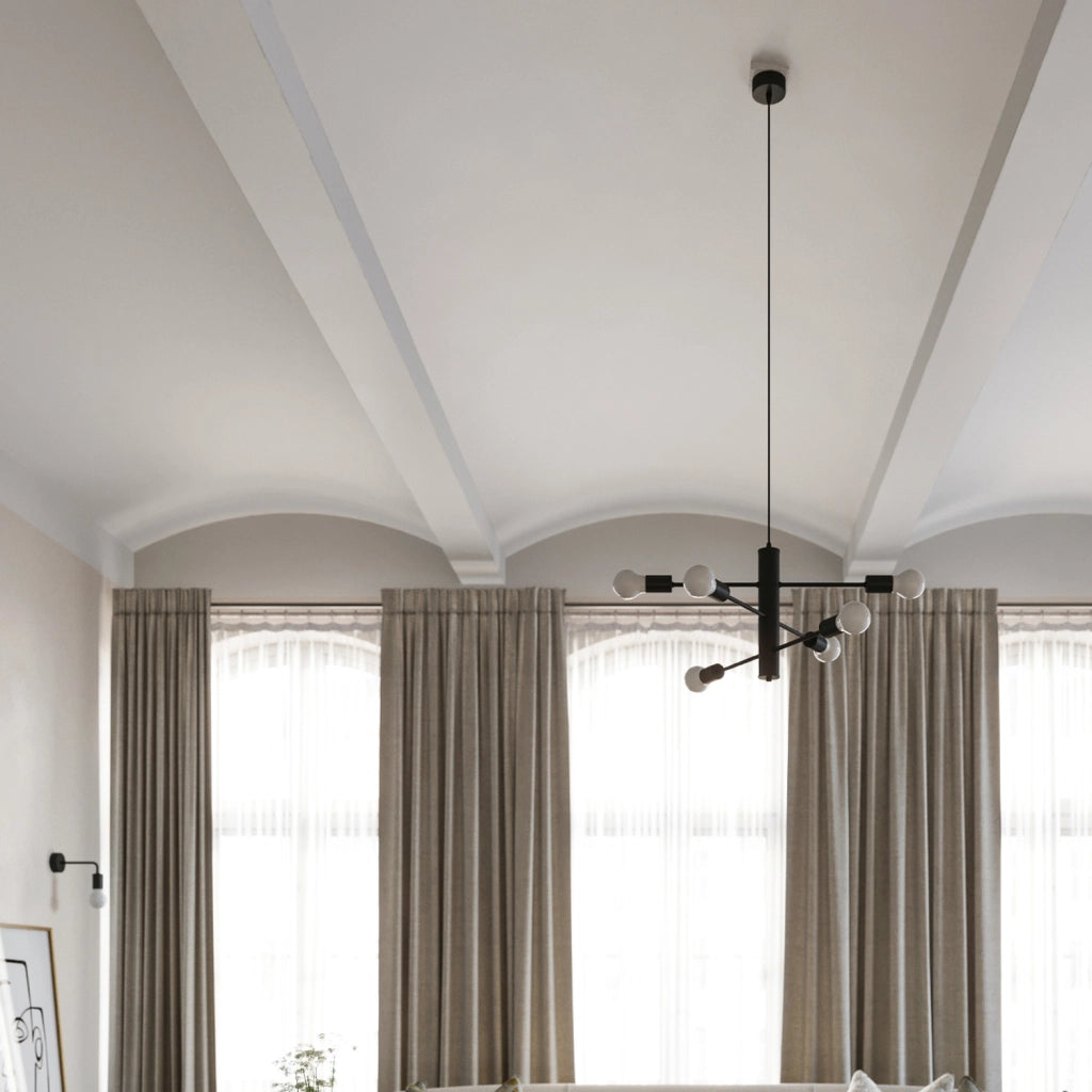 Applique BASILIK Pure Lume nera E27 1 luce metallo