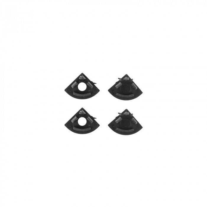 Profilo LED angolare RW02 nero diffusore trasparente 2m Ecolight