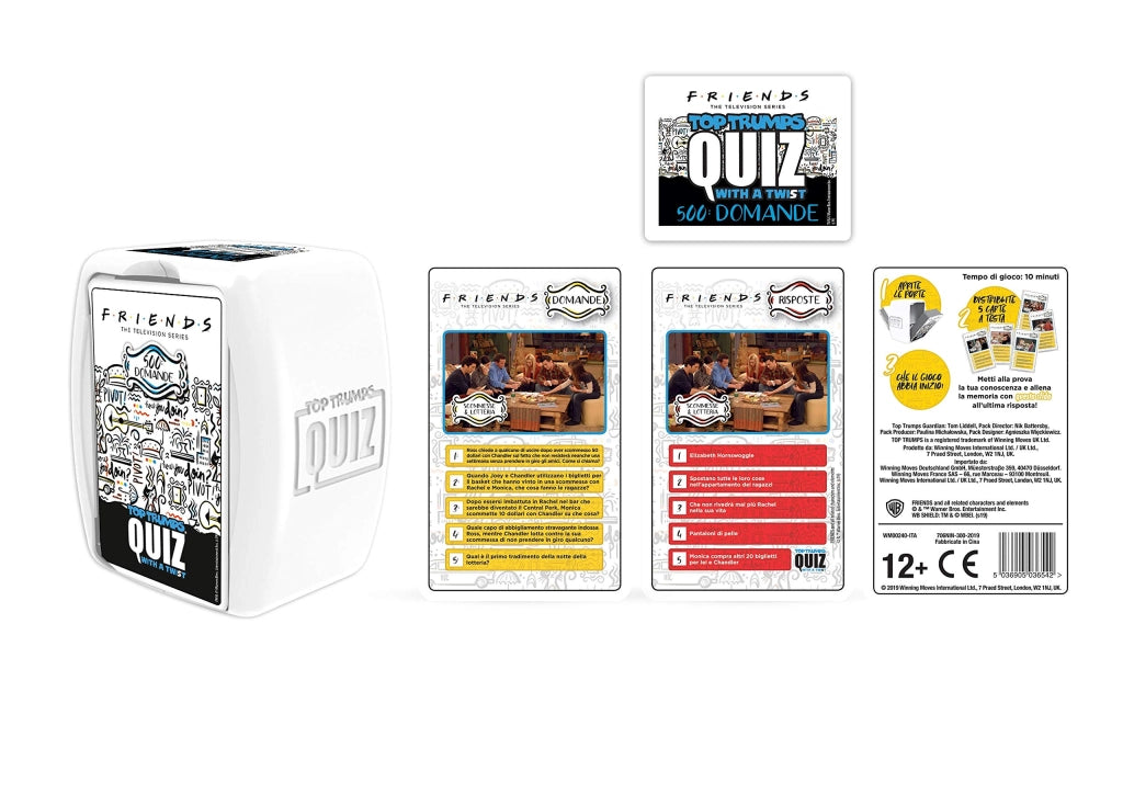 TOP TRUMPS QUIZ - FRIENDS