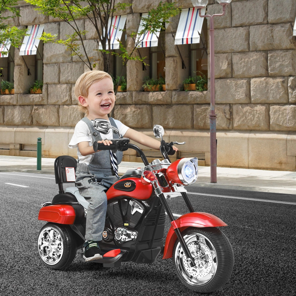 Moto in stile chopper per bambini e trattore elettrico per bambini-Moto cavalcabile alimentata a batteria e trattore giocattolo