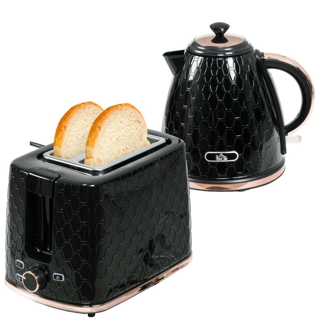 Bollitore e Tostapane Set ¨C Minimal ¨C 1.7L Nero