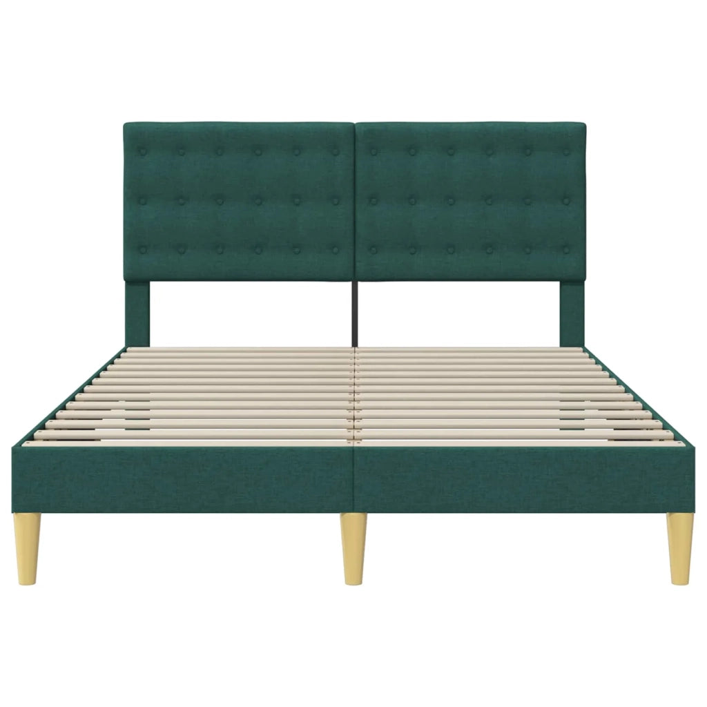 Struttura del letto-Giroletto Verde Scuro 120 x 200 cm Tessuto 809122