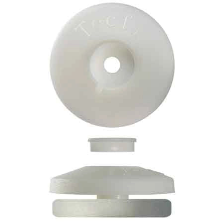 RONDELLA LARGA IN NYLON h10 mm - 200 pezzi