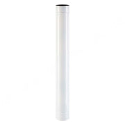 TUBO SMALTATO PER STUFE cm 50 ø 12 bianco EUROPROFIL