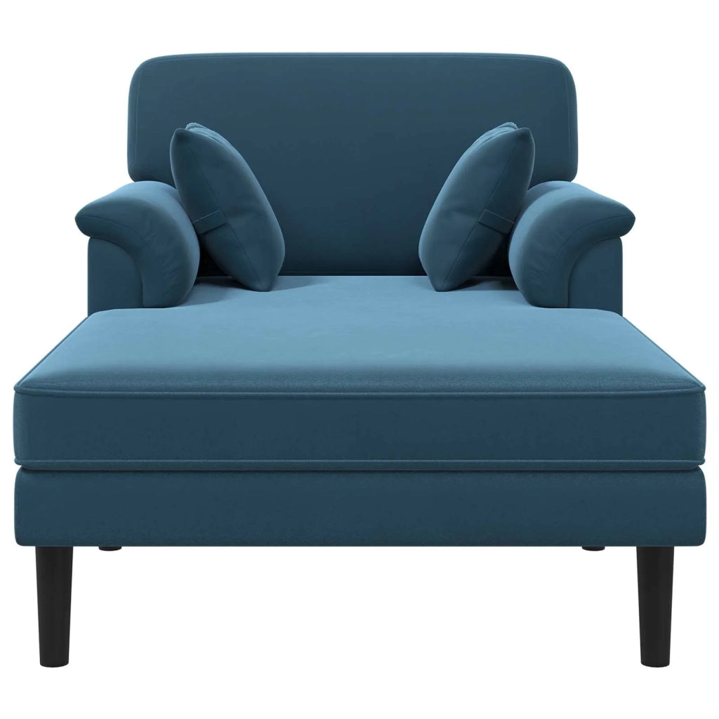 Chaise longue Blu Velluto 42048049
