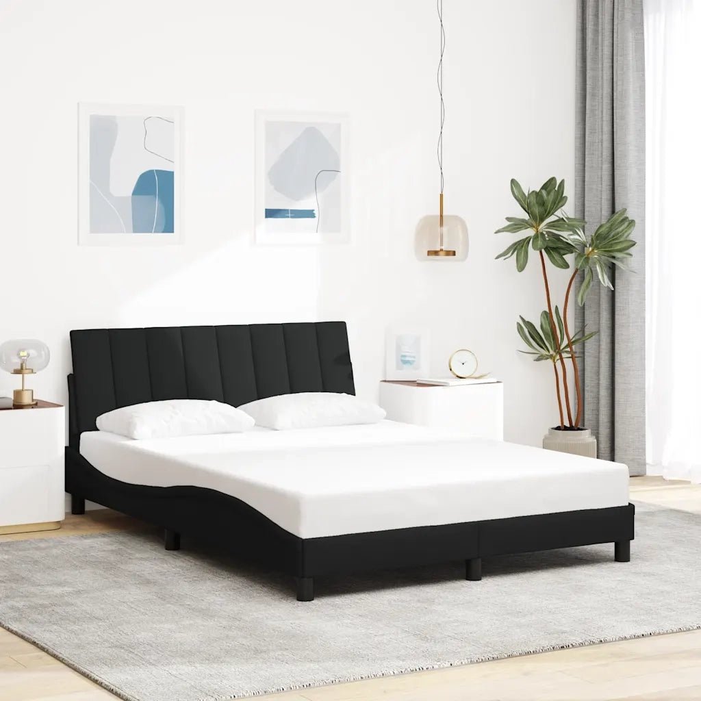 Giroletto senza Materasso Hanko Nero 120x200 cm Tessuto