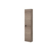 Colonna Bagno Sospesa 1 Anta Reversibile Noce Americano 31,5 x 16 x 136 cm in Nobilitato Zaffiro