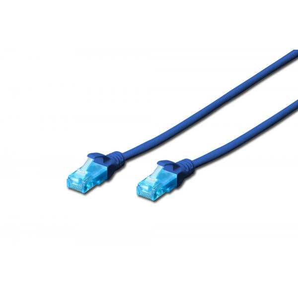 Cavo patch Ftp categoria 5 non schermato - - 1 mt - Blu