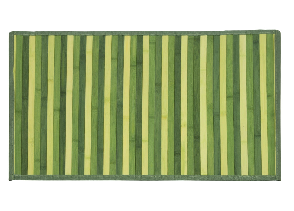 Tappeto Bamboo Degradè In Varie Colorazioni - 50x230 cm - Verde