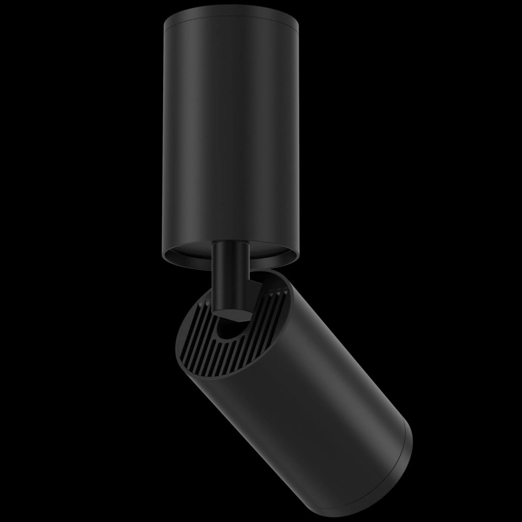 Plafoniera Ceiling & Wall in Alluminio FOCUS S Nero