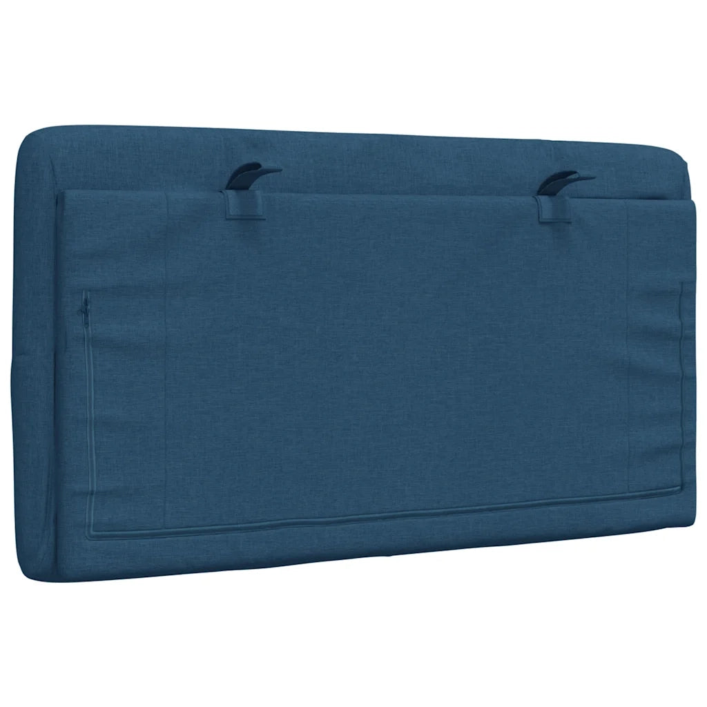 Cuscino Testiera Blu 90 cm in Tessuto 4019204