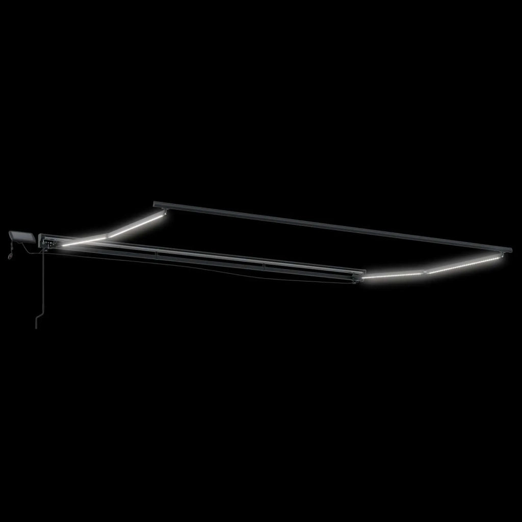 Cornice per Tenda Manuale con LED 4 × 3,5 m 3426150