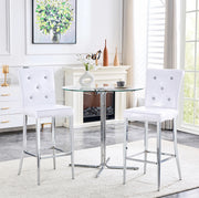 SGABELLO DA BAR Set da 2 pezzi in PVC