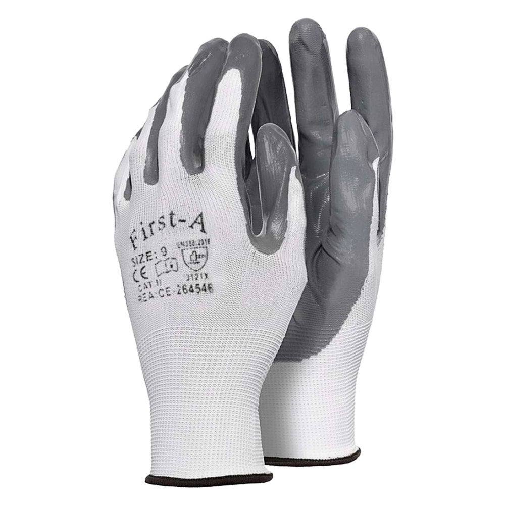 Guanti in Poliestere Nitrile Tg. 9 (l) 12 Coppia
