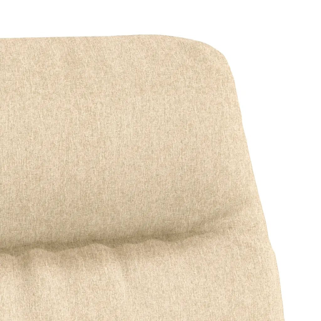 Sedia Relax Crema in Tessuto