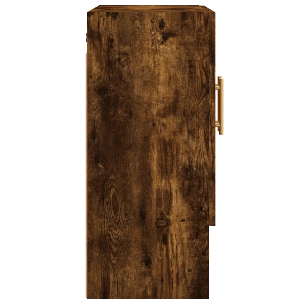 Armadietto a Muro Rovere Fumo 60x31x70 cm in Legno Multistrato 829897