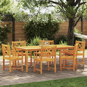Set da Pranzo per Giardino 7 pcs Marrone 3375654