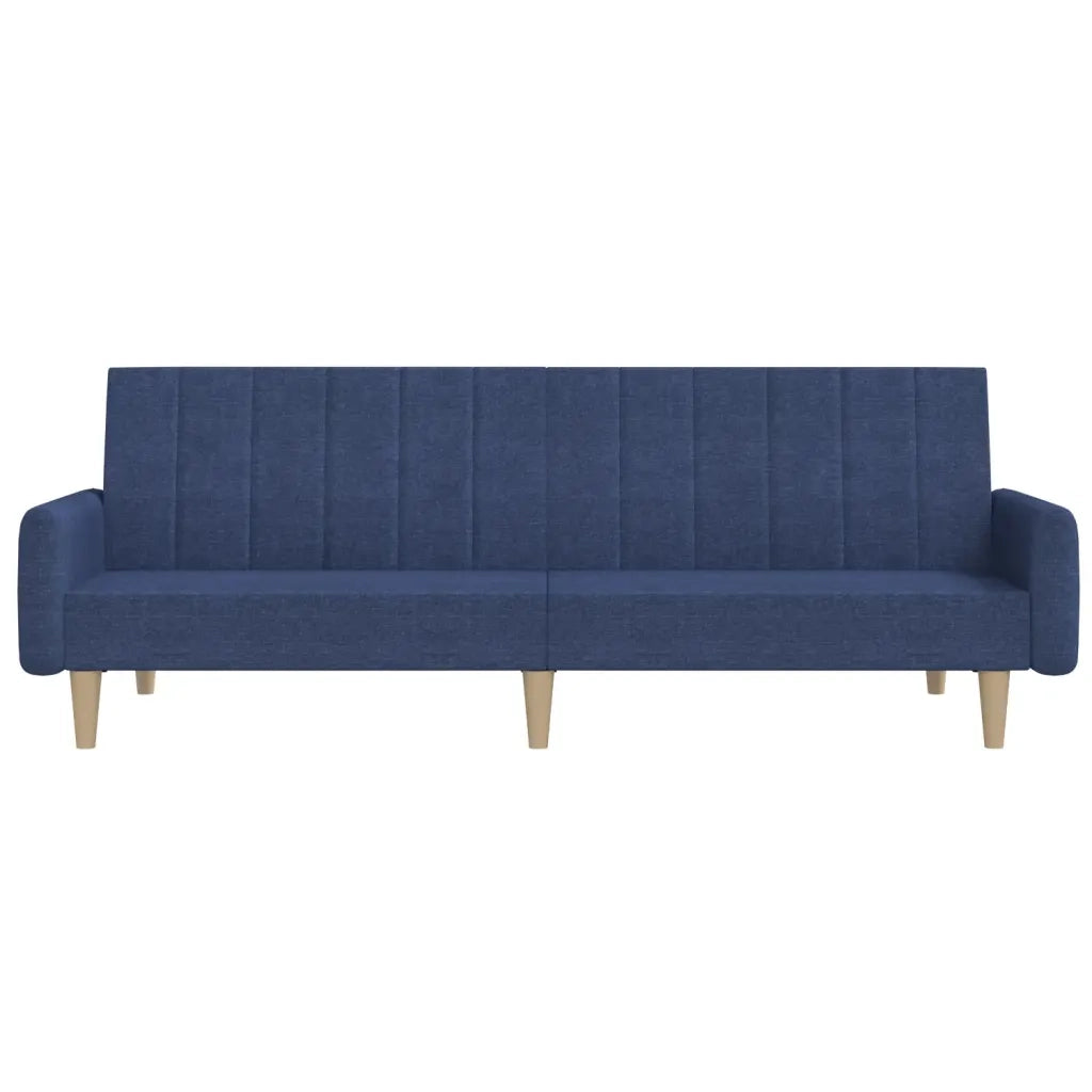 Divano letto | Sof¨¤ letto | Letto singolo a 2 Posti Blu in Tessuto