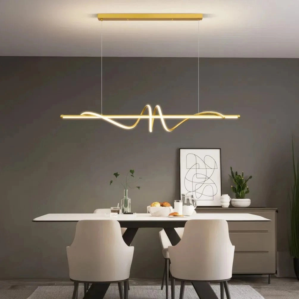 Lampada Led Lhj024-cp 120 Cm Gold