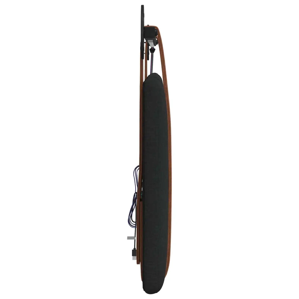 Testiera sospesa Con luce LED Nero PU Antico 3423896