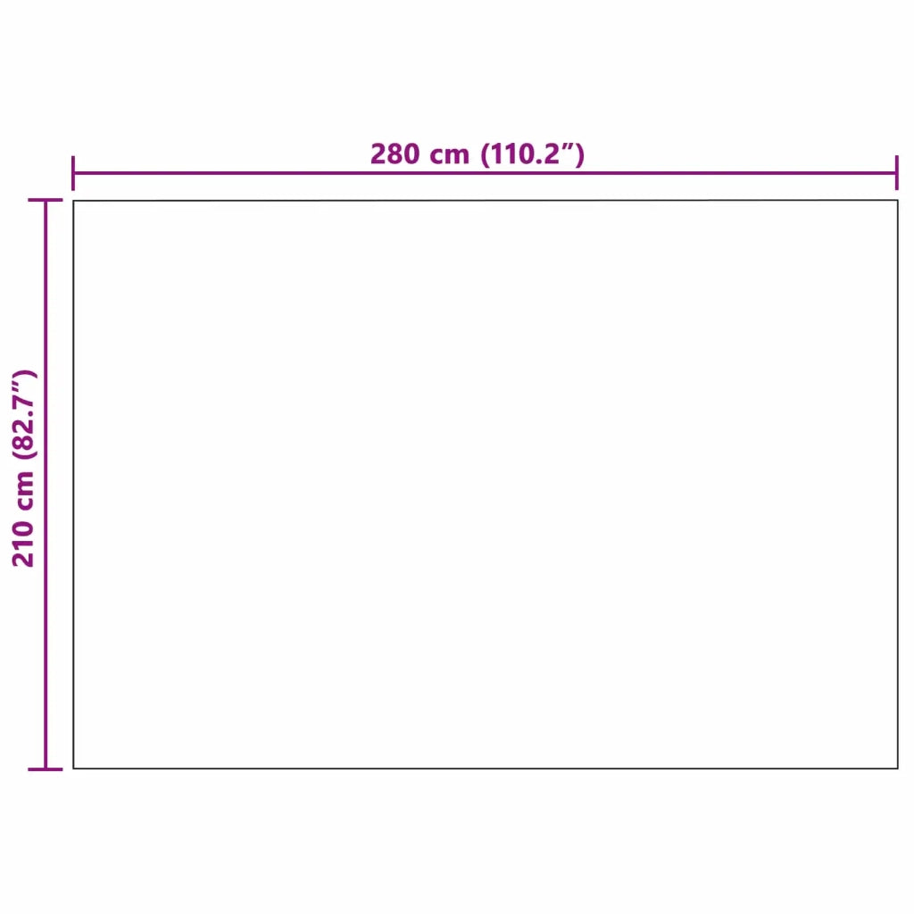 Coperta Grigio scuro 280 x 210 cm Panno