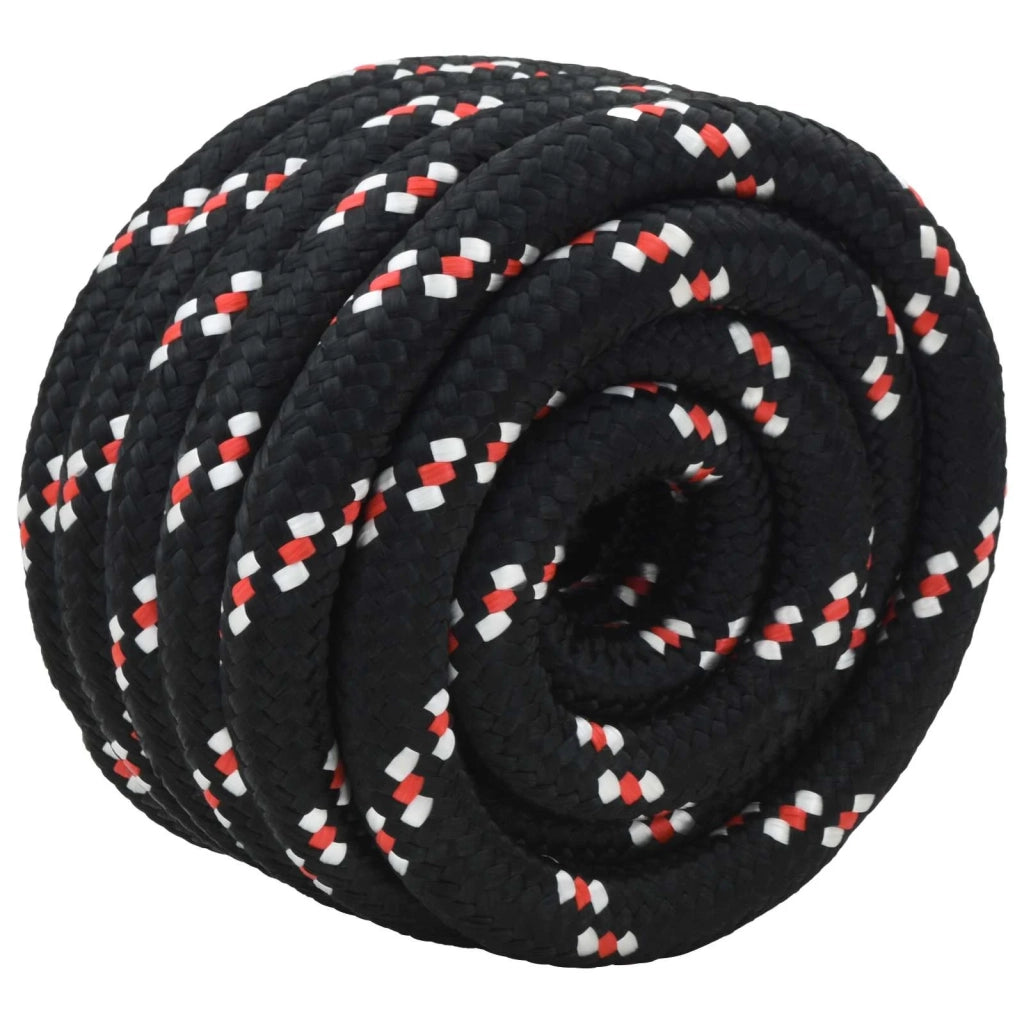 Corda da Barca 4 mm 10 m Nero e Rosso 42029562