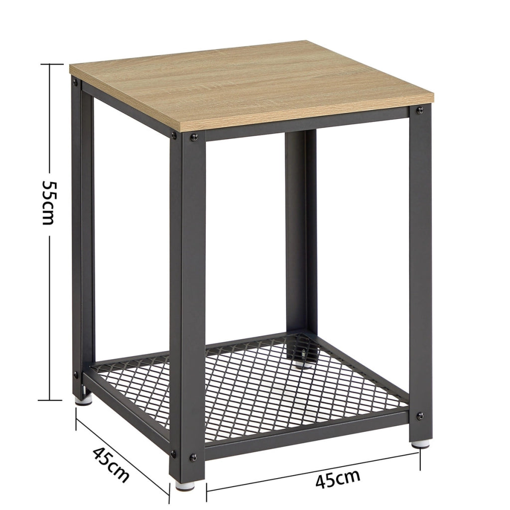 Tavolino versatile Sonoma in stile industriale