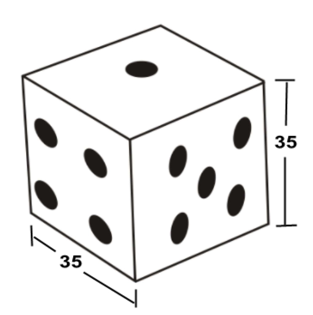 Pouf DICE nero