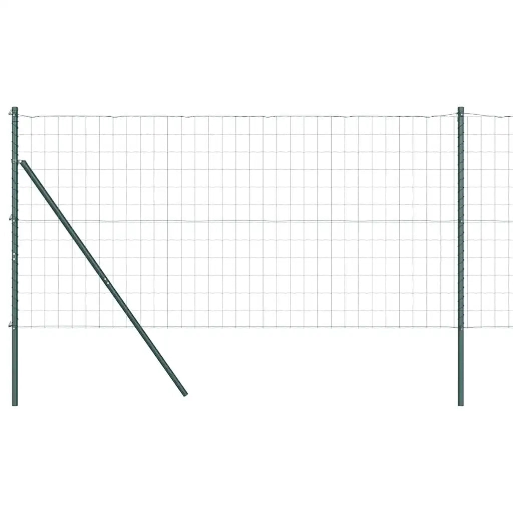 Recinzione da Giardino | Recinzione con Posto Verde 1,2 x 25 m Acciaio e PVC