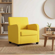 Poltrona Giallo Chiaro Tessuto 42043402