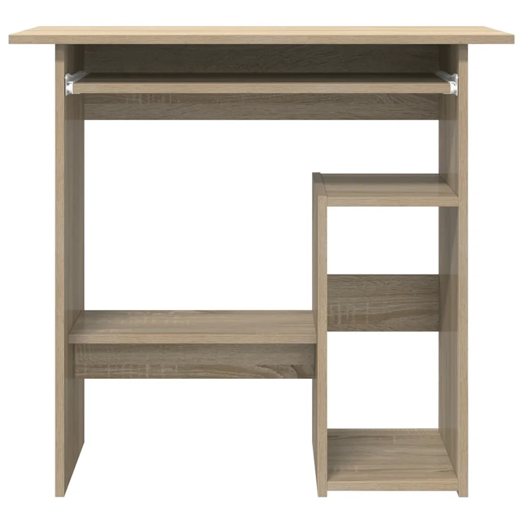 Scrivania Rovere Sonoma 80x45x74 cm in Legno Multistrato 801367