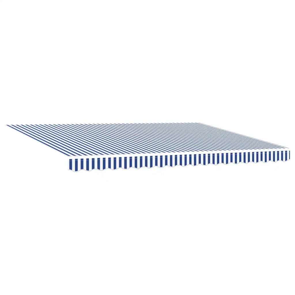 Tenda retrattile manuale Blu e Bianco 4 × 3 m 3420249