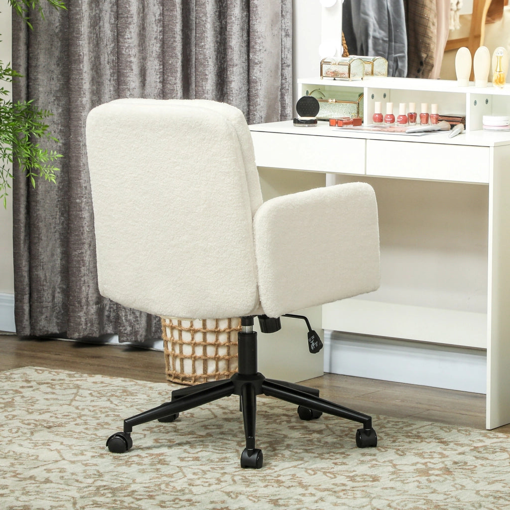 Sedia da Ufficio con Braccioli e Stoffa ¨C Zephmum ¨C Cremewei?