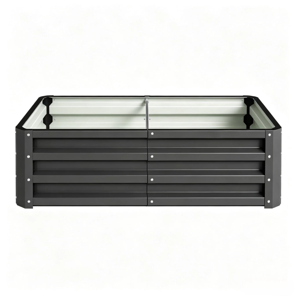 AIUOLA RIALZATA 120x60x30,5 cm in Acciaio Zincato Grigio