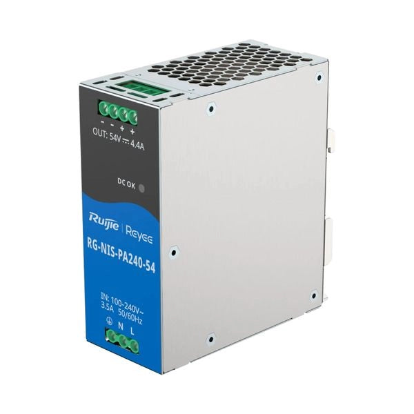 Reyee alimentatore ac/dc 240w 56v din-rail per switch industriali - RG-NIS-PA240-54