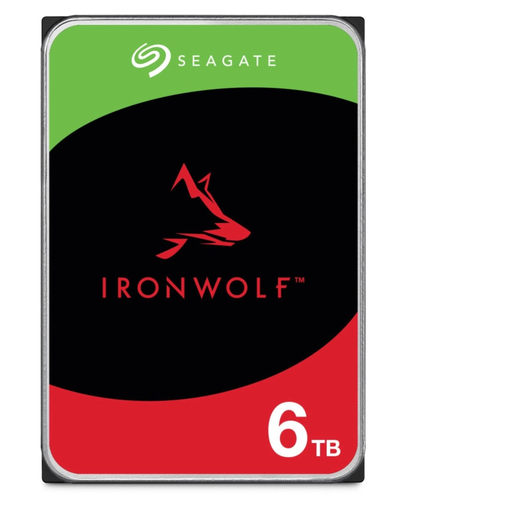 Seagate ironwolf st6000vn006 disco rigido interno 6 tb 5400 giri/min 256 mb 3.5" serial ata iii