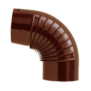 GOMITO PER STUFA 90 D 14 CM MARRONE- 1,0 pz