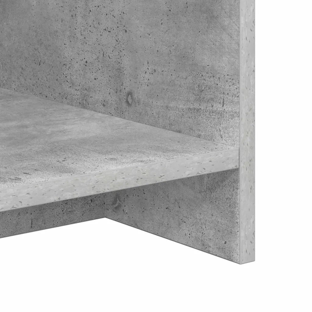 Supporto TV-Credenza per TV-Mobile TV Grigio cemento 102 x 35 x 45 cm Legno multistrato