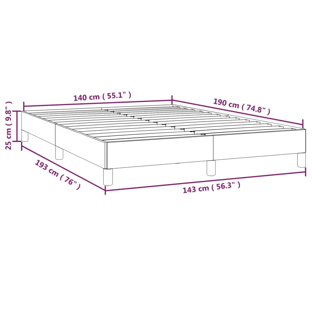 Giroletto-Struttura Letto Rosa 140x190 cm in Velluto 920715