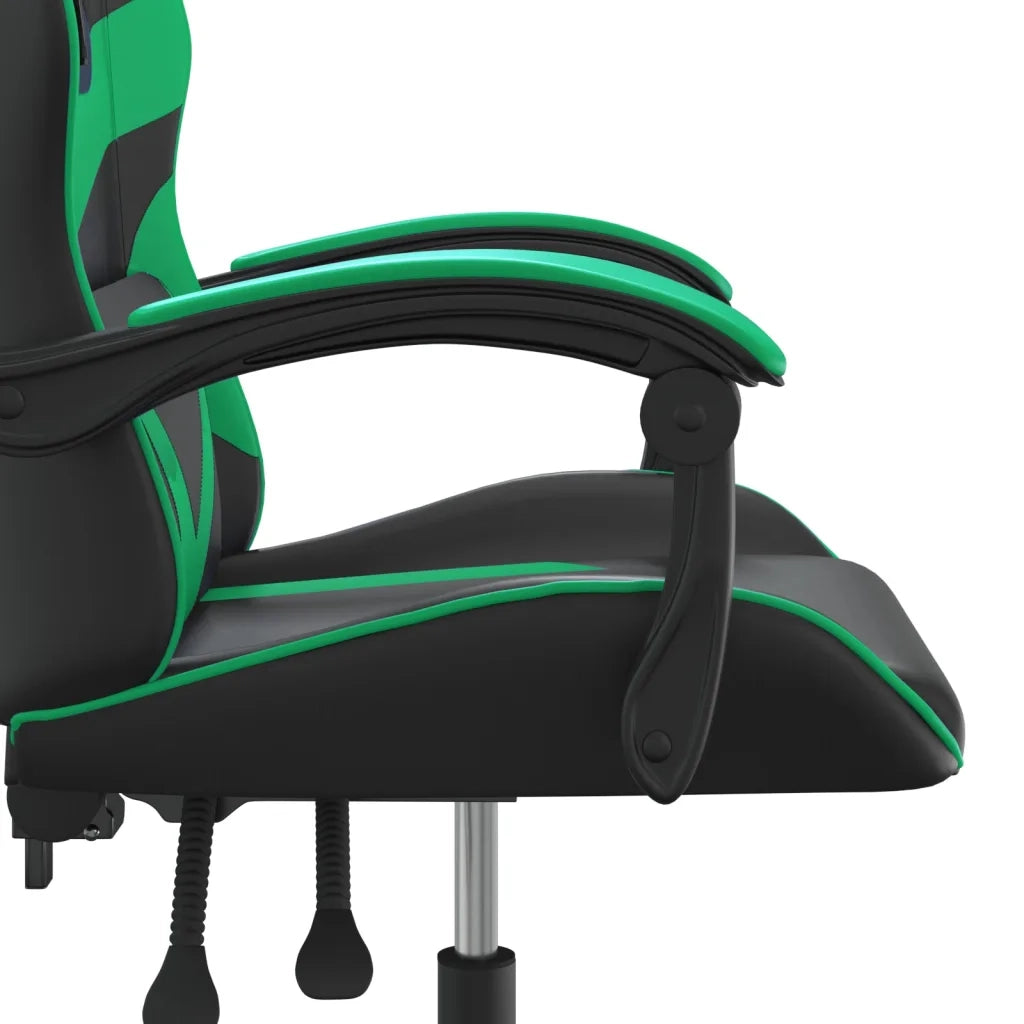 Sedia da Gaming | Sedia da e-sports Nera e Verde in Similpelle