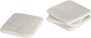 Onderzetters in Marmo Bianco - Set da 4