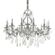 Lampada A Sospensione Gioconda Sp12 Argento Ideal-Lux