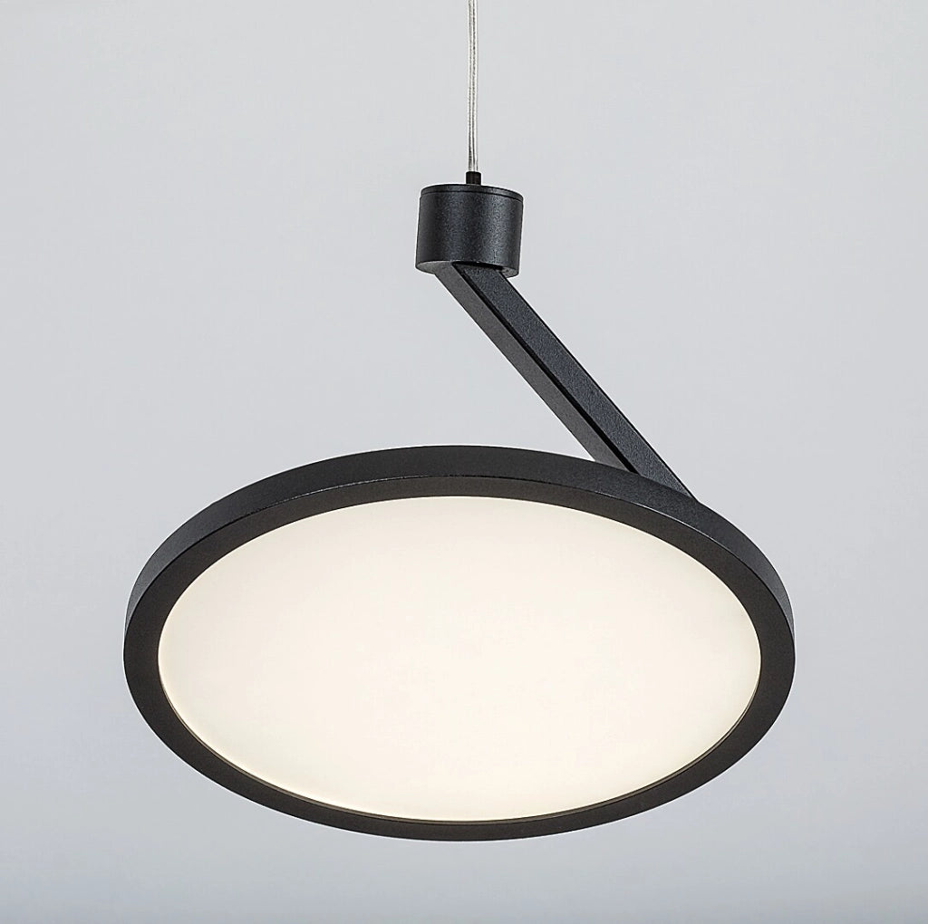 Sospensione LED Rabalux Ovidia nera 20W 3000K Ø20cm
