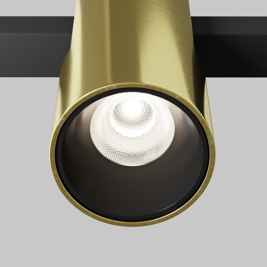 Maytoni Lampada da binario moderna Exility Alfa 1 luce LED integrato nero alluminio